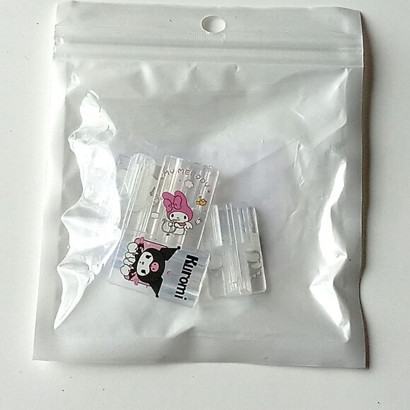 🎯 NEW Kuromi, Cinnamoroll, My Melody & Pompompurin Transparent Cable Protectors - Picture 2 of 16